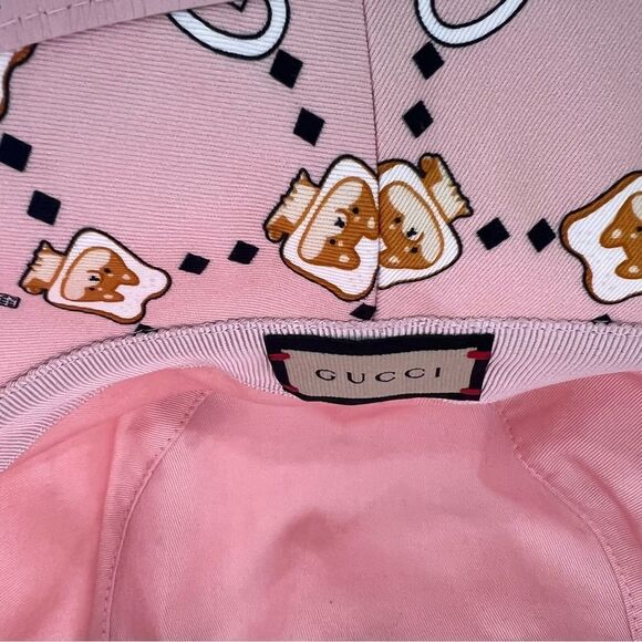 Gucci NWT Pink Animal Bucket Hat Print - Picture 4 of 7